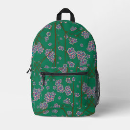 Peculiar Branches Jade All-Over-Print Rugzak