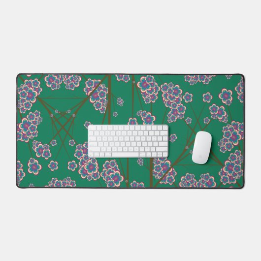 Peculiar Branches Jade Desk Mat (Keyboard & Muis)