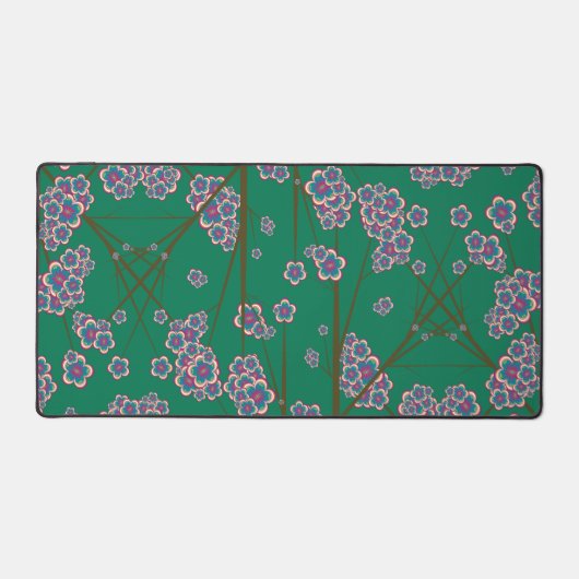Peculiar Branches Jade Desk Mat (Voorkant)