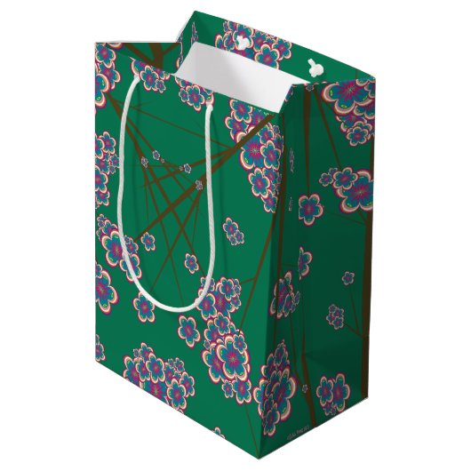 Peculiar Branches Medium Gift Bag Medium Cadeauzakje (Achterkant Gekanteld)