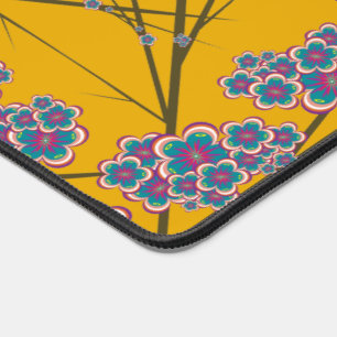 Peculiar Branches Mosterd Desk Mat