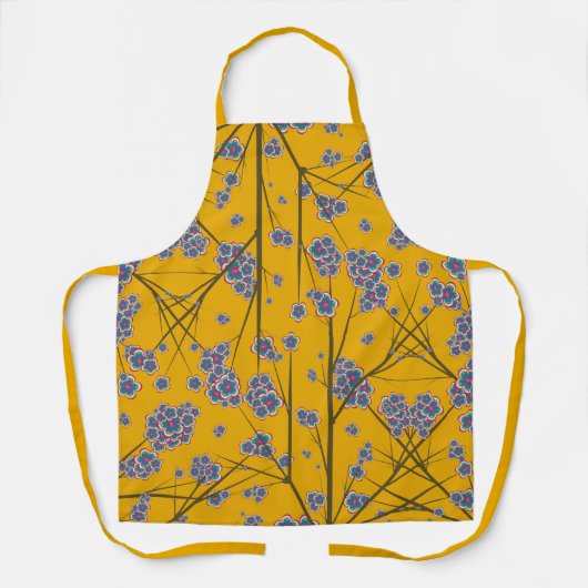 Peculiar Branches Mosterd Medium Schort (Voorkant)