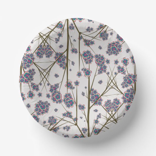 Peculiar Branches Paper Bowls Papieren Kommen (Voorkant)