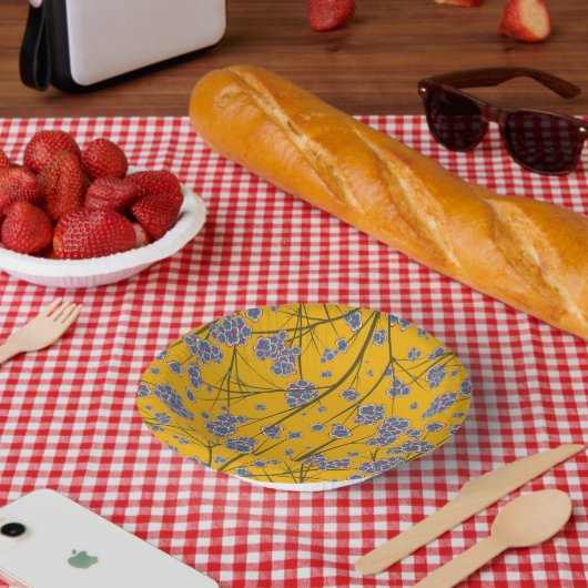 Peculiar Branches Paper Bowls Papieren Kommen (Picknick)