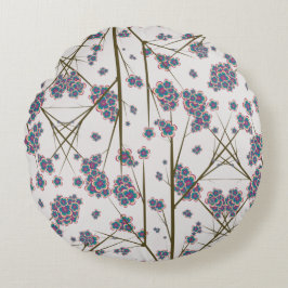 Peculiar Branches Round Pillow Rond Kussen