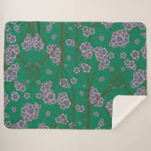 Peculiar Branches Sherpa Blanket Deken (Voorkant (horizontaal))