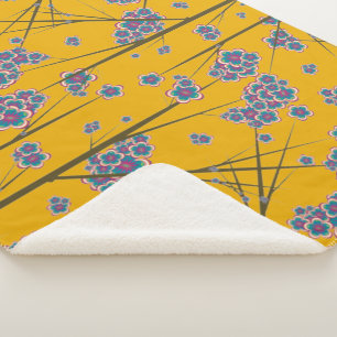 Peculiar Branches Sherpa Blanket Deken