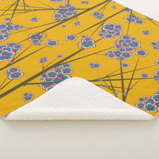 Peculiar Branches Sherpa Blanket Deken (3/4)