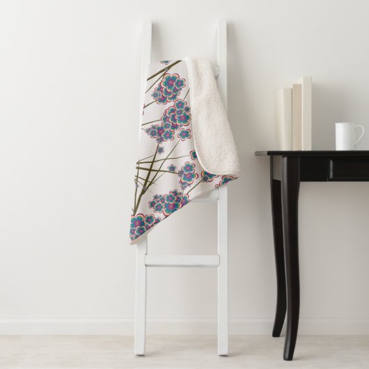 Peculiar Branches Sherpa Blanket Deken (In situ)