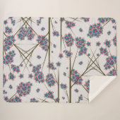 Peculiar Branches Sherpa Blanket Deken (Voorkant (horizontaal))
