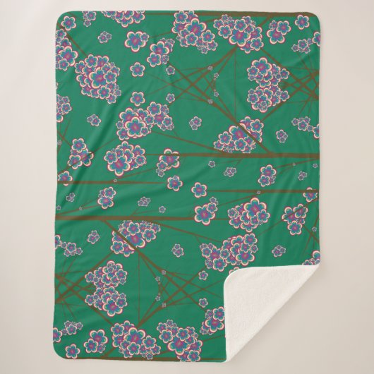 Peculiar Branches Sherpa Blanket Sherpa Deken (Voorkant)