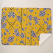 Peculiar Branches Sherpa Blanket Sherpa Deken (Voorkant (horizontaal))