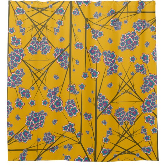 Peculiar Branches Shower Curtain Douchegordijn (Voorkant)