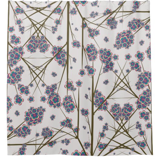 Peculiar Branches Shower Curtain Douchegordijn (Voorkant)