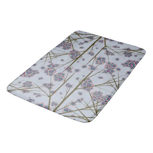 Peculiar Branches Sky Bath Mat (Gekanteld)