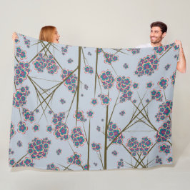 Peculiar Branches Sky Fleece Deken