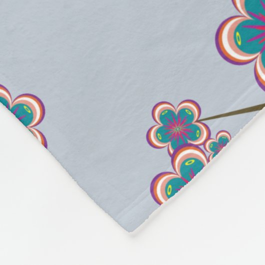 Peculiar Branches Sky Fleece Deken (Hoek)