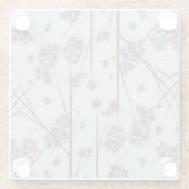 Peculiar Branches Sky Glass Onderzetter (Achterkant)