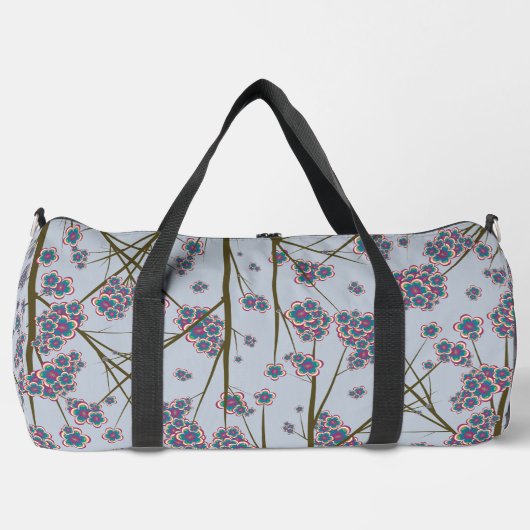 Peculiar Branches Sky Grote Duffel Bag Plunjezak (Voorkant)