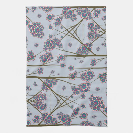 Peculiar Branches Sky Keukenhanddoek (Verticaal)