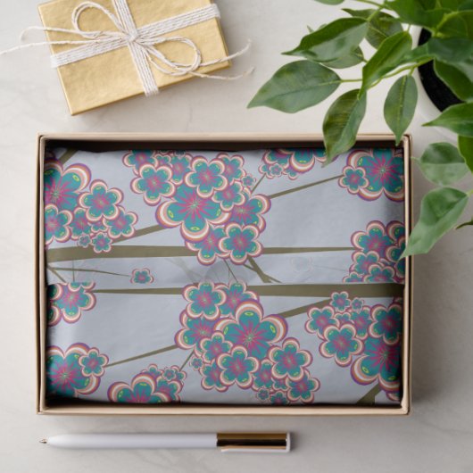 Peculiar Branches Sky Tissue Paper Tissuepapier (Geschenk)