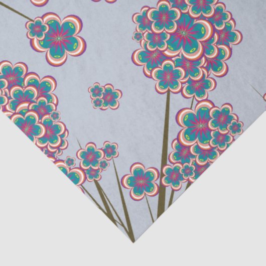 Peculiar Branches Sky Tissue Paper Tissuepapier (Detail)