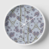 Peculiar Branches Sky Wood ingelijste klok (Voorkant)