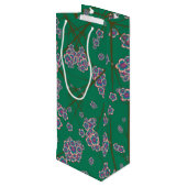 Peculiar Branches Wine Gift Bag Wijn Cadeautas (Achterkant Gekanteld)