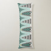 Peculiar Penguins Funny Kerstboom personaliseren Lichaamskussen (Achterkant (Verticaal))