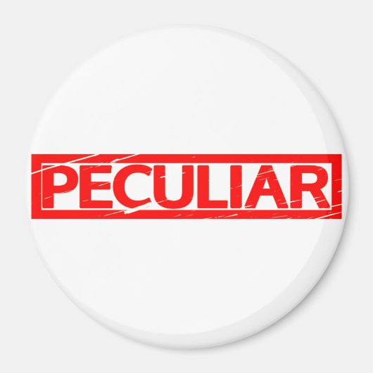 Peculiar Stamp Magneet (Voorkant)