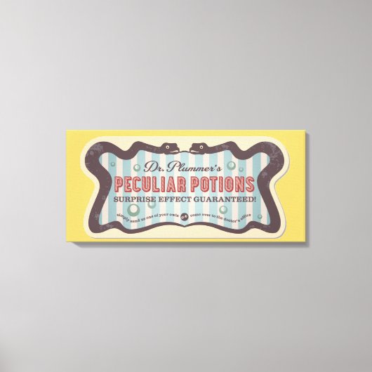 Peculierische punten canvas afdruk (Voorkant)