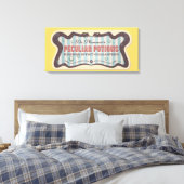 Peculierische punten canvas afdruk (Insitu (Slaapkamer))