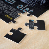 "Pecunia non olet" (Money not Stink) Legpuzzel (Zijkant)