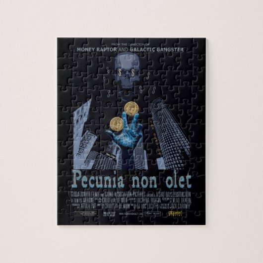 "Pecunia non olet" (Money not Stink) Legpuzzel (Verticaal)
