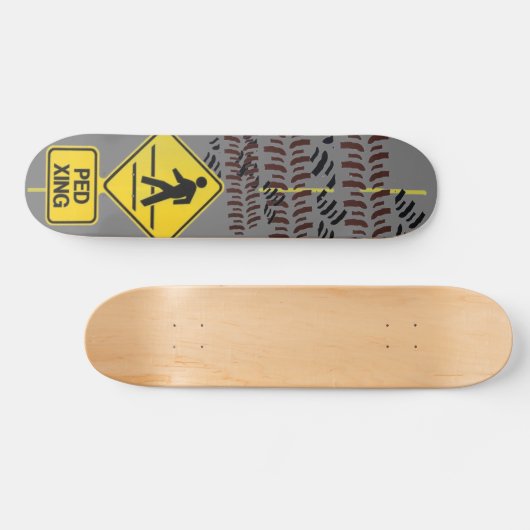 Ped Crossing Skateboard Deck (Horizontaal)