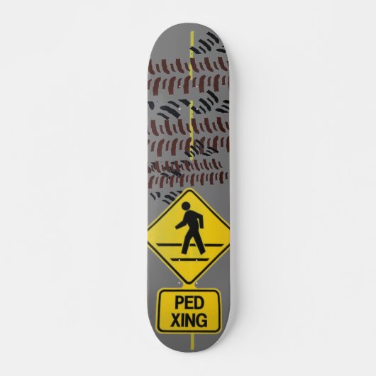 Ped Crossing Skateboard Deck (Voorkant)
