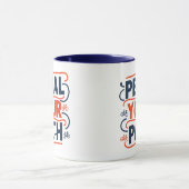 Pedaal je pad, fietsen mok (Midden)