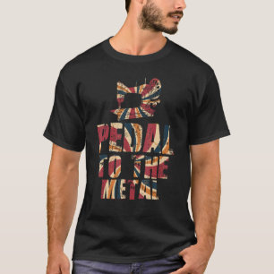 Pedaal naar de Metal Quilting Vrouwen Mannen Naaim T-shirt