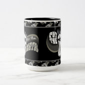 pedaal naar het metaal tweekleurige koffiemok (Center)