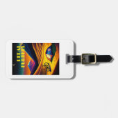 Pedaal Verdere Bikepacking Bergen Bagagelabel (Voorkant horizontaal)