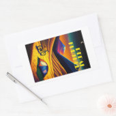 Pedaal Verdere Bikepacking Bergen Rechthoekige Sticker (Envelop)