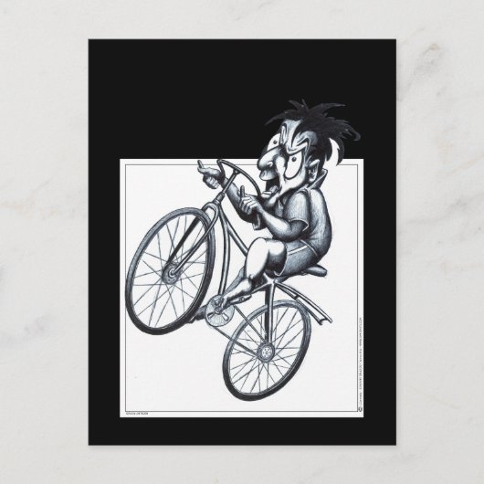 pedaalkracht briefkaart (Voorkant)