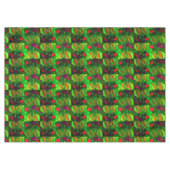 Pedaços de cores, círculos e formas arredondadas. tafelkleed (Voorkant (Horizontaal))