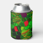 Pedaços de cores, círculos e formas arredondados. blikjeskoeler (Blikje Voorkant)