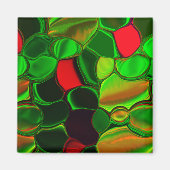 Pedaços de cores, círculos e formas arredondados. magneet (Voorkant)