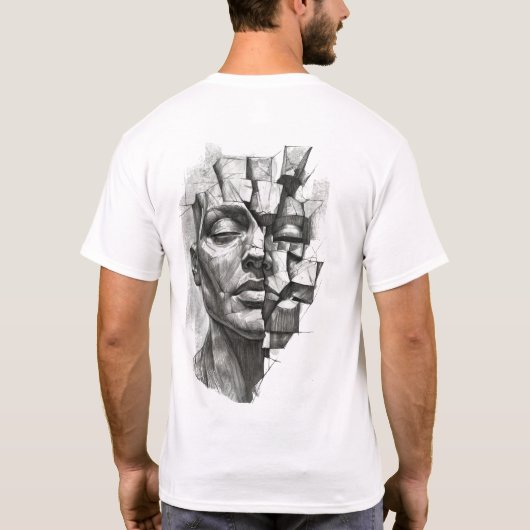 Pedaços Modelo II T-shirt (Achterkant)