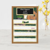 PedagogyGreetings: Het blozen (Personaliseerbare) Kaart (Gele Bloem)