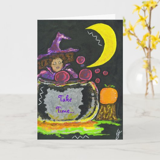 PedagogyGreetings: Unwand Kaart (Gele Bloem)