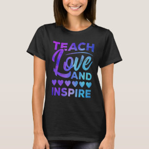 Pedagoog Opvoeder Preceptor Docent Liefde Onderwij T-shirt