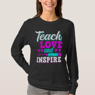 Pedagoog Opvoeder Preceptor Docent Liefde Onderwij T-shirt